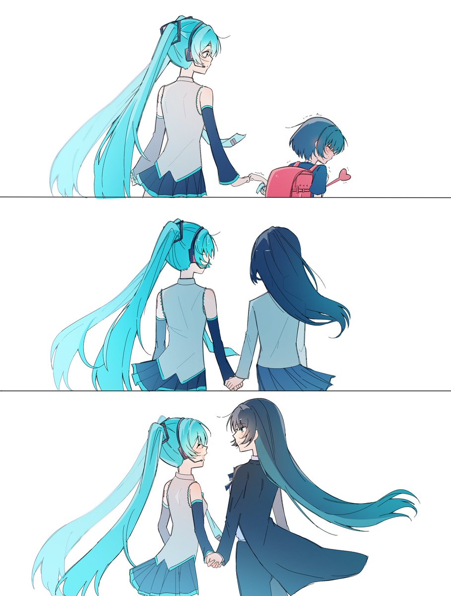 Sumiumio0's tweet image. 貴女の背を追い越すまで。
 #Adoart