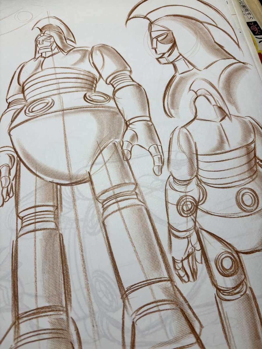 機械獣
廃棄を免れた機械獣ラフ。
コレらは確実に同人用でしょう。