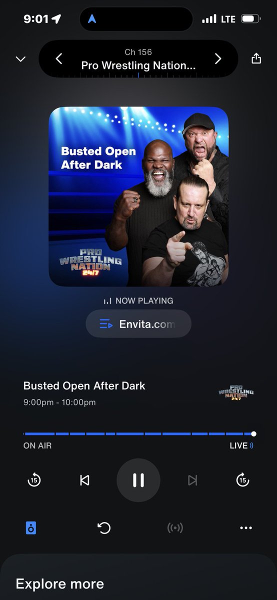 TonyJusticeAJFA's tweet photo. Iโm listeningโผ๏ธ๐ค๐ป๐ค๐ป
#BOAD
#RIPCliff
#WWENXT
#ProWrestlingNation247
@BustedOpenRadio
@bullyray5150
@NationsCorner https://t.co/xMQXuneGzQ