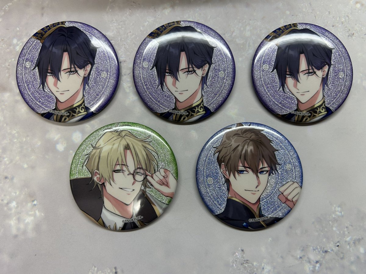 交換】ツキウタ。カラ鉄 TSUKITEZ QUEST 譲 : 写真のもの 求 缶バッジ