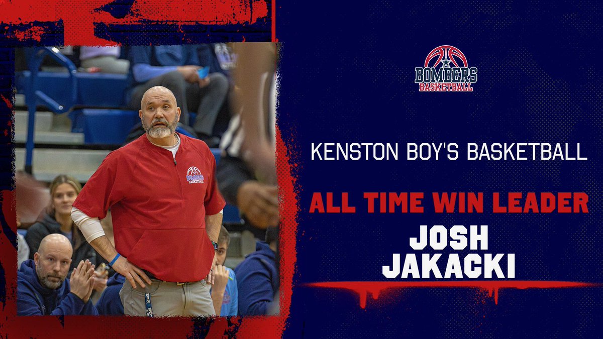 BoyKenstonbball's tweet photo. A huge congratulations goes out to our Head Coach, Josh Jakacki on becoming the all time wins leader in Kenston basketball history with a win tonight! He now has 149 wins at Kenston! @jakacki_ke https://t.co/HMT2VdSUVb