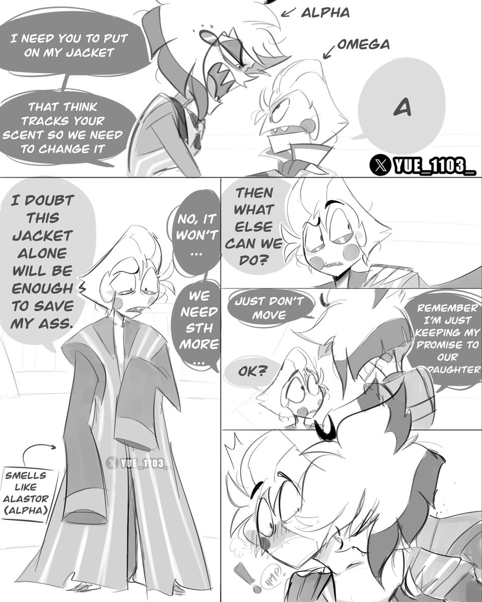 ユエ l Yue🍬🍭🍫 RA Omegaverse Comic UPDATED 🔥 tweet media