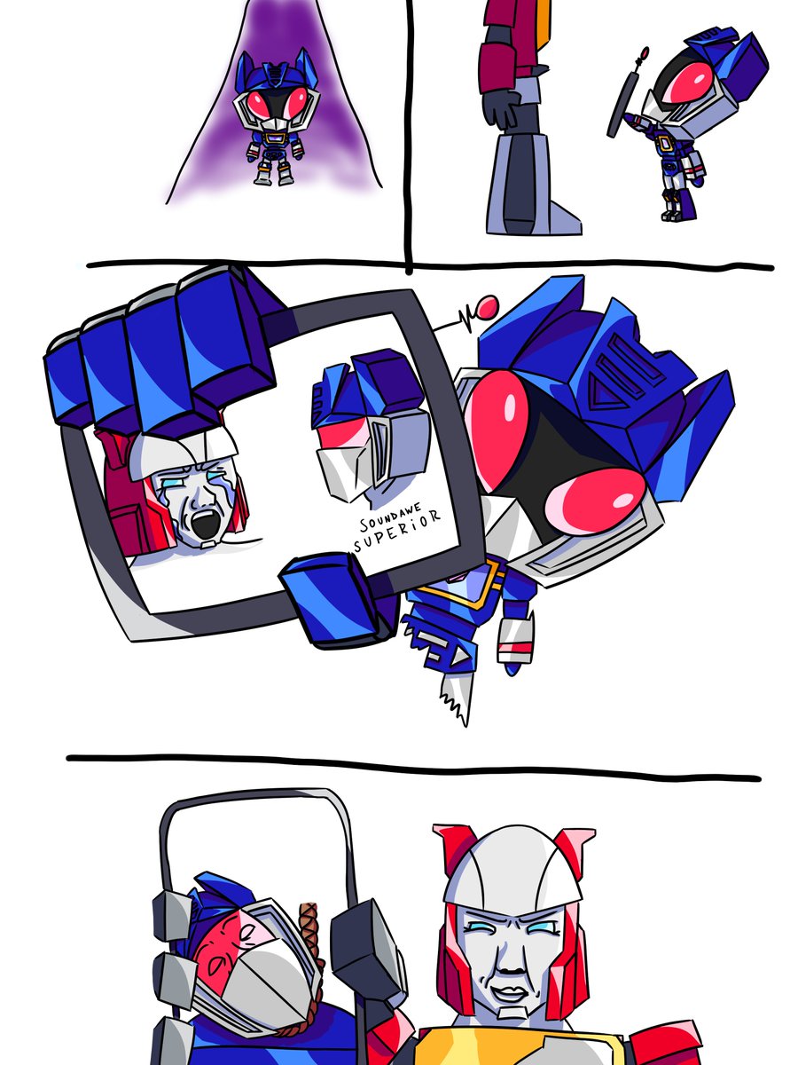 Kamikazepro_'s tweet image. Los reproductores de musica con patas en G1 be like:
#Transformers #transformersart #Maccadam #maccadams