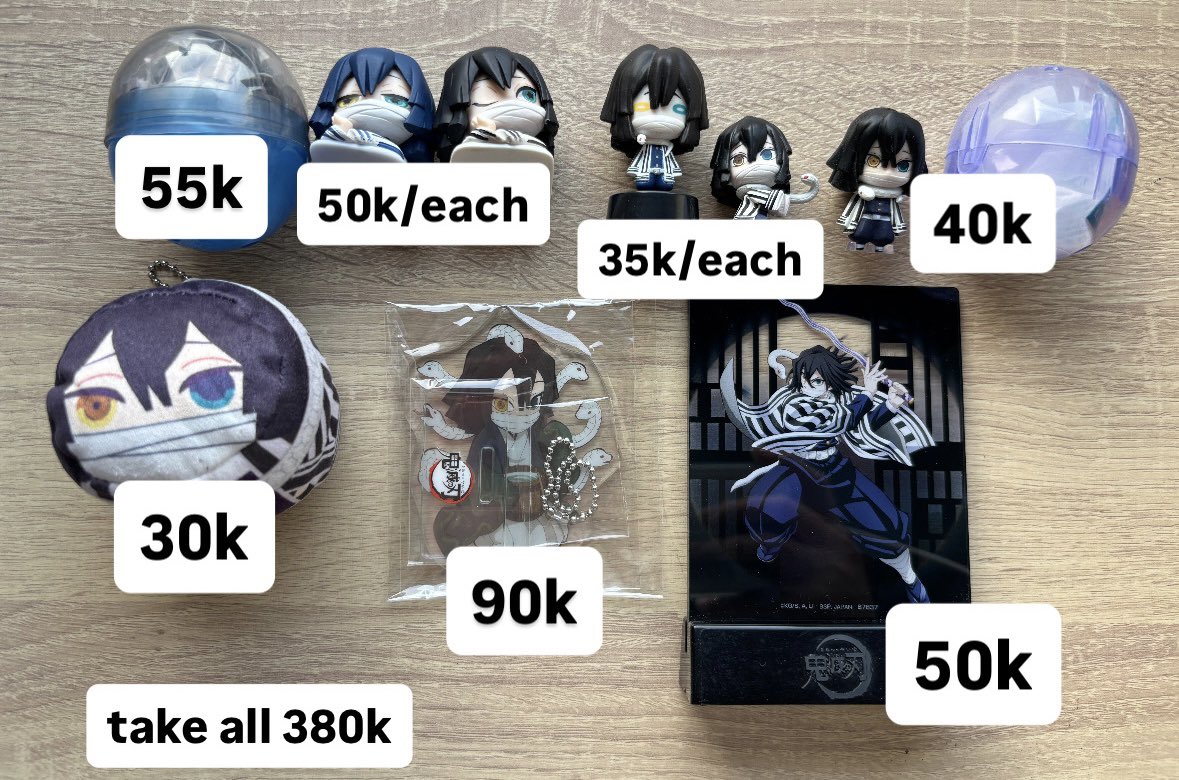 maugojo's tweet image. wts aab obanai iguro demon slayer

#warunganime #warungkny kny kimetsu no yaiba wtb