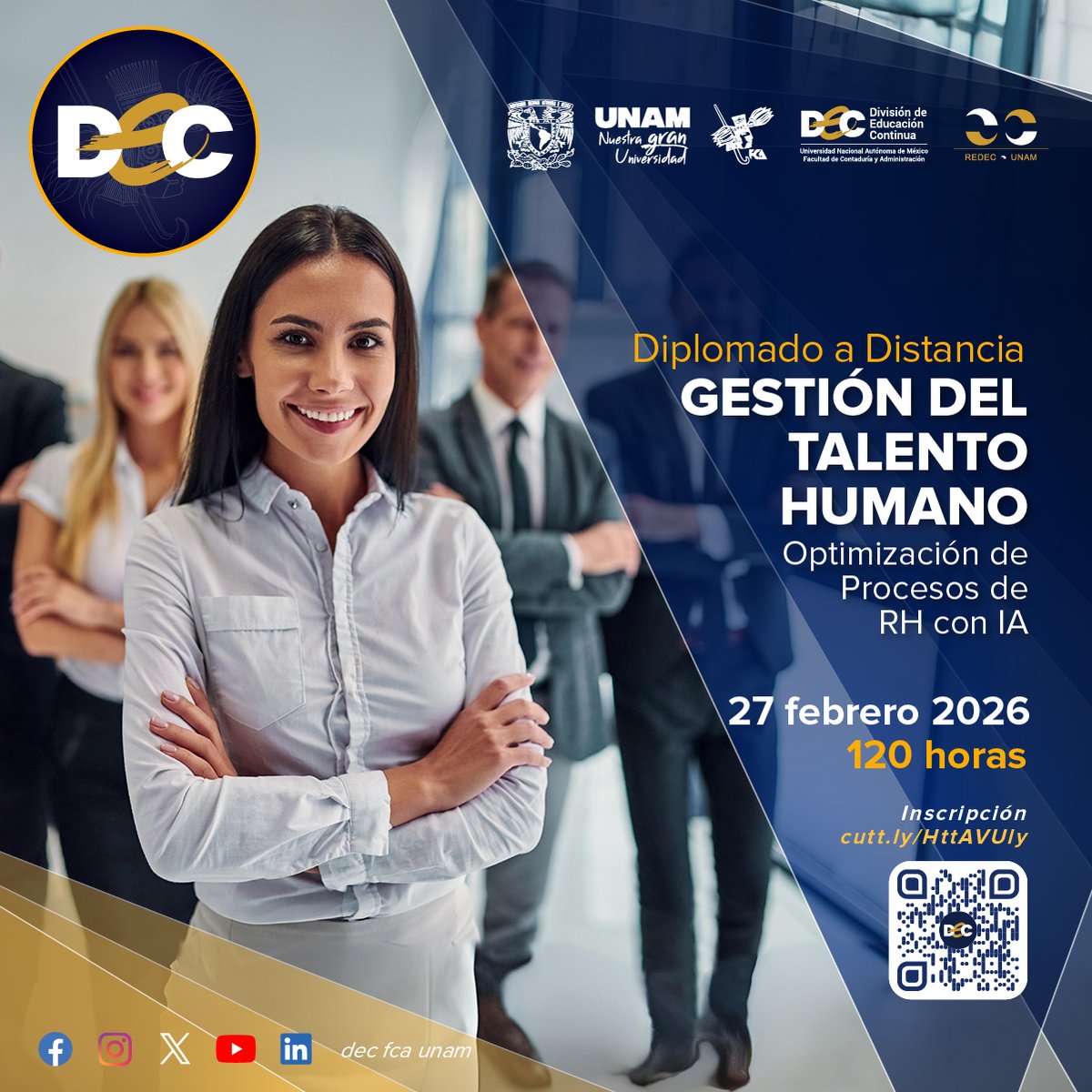 decfca's tweet photo. Diplomado a distancia Gestión del Talento Humano

👥 ¿Quieres dominar la gestión estratégica de personas en la nueva era del trabajo?

⏳ Duración: 120 horas
📝 Inscríbete: https://t.co/2ITVFLiSsK
📌 Para mayores informes: https://t.co/27i8Tw2IPS

#GestiónDelTalentoHumano https://t.co/IlwzlsvtLn