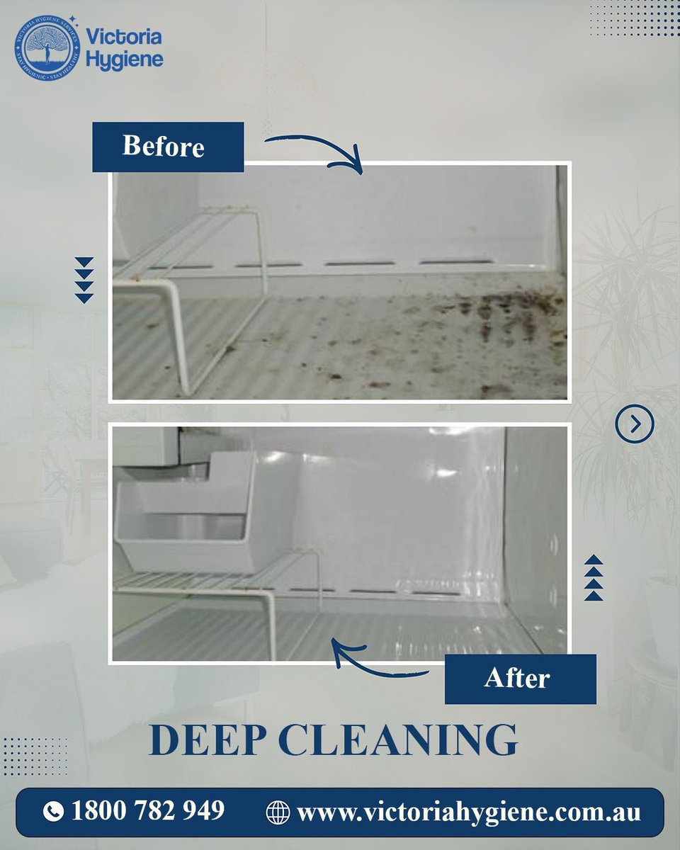 Swipe to see the difference 👀✨

When it comes to deep cleaning, results speak for themselves. At Victoria Hygiene, we don’t just clean — we restore.

Ready for a truly deep clean?
Book today: victoriahygiene.com.au
#DeepClean #CleaningTransformation #VictoriaHygiene