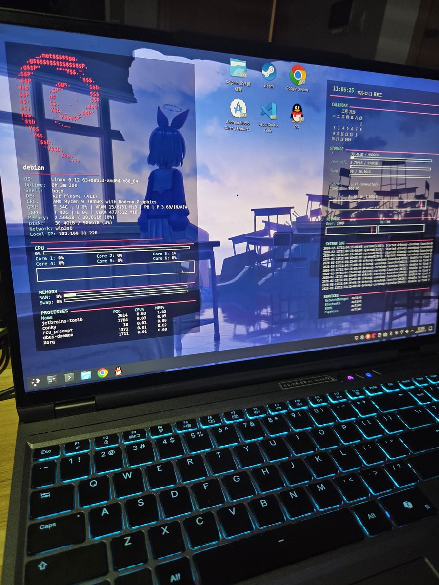 MisakaBit's tweet image. 以严肃部署主力机系统