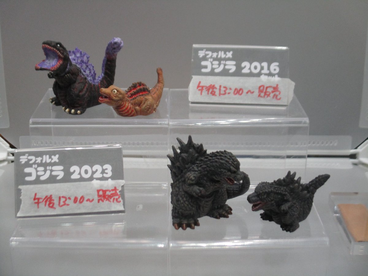 YuYu WORKS ゴジラ 1984セット ワンフェス YuYuWORKS ワンフェス2026冬 YuYu WORKS 【3-23-17】 「デフォルメ ゴジラ2023