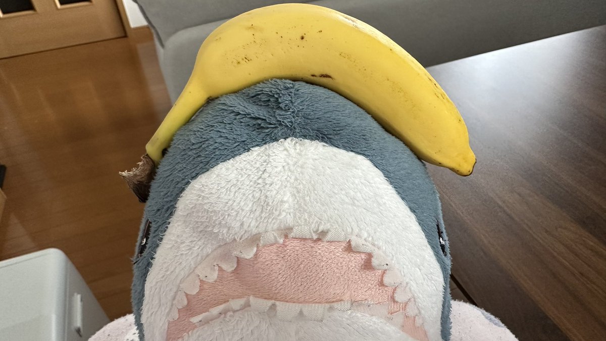 violet_jizousa's tweet photo. ふかみ＜体調イマイチのときはバナナですわよ！！🍌 https://t.co/zASTYoJE3G