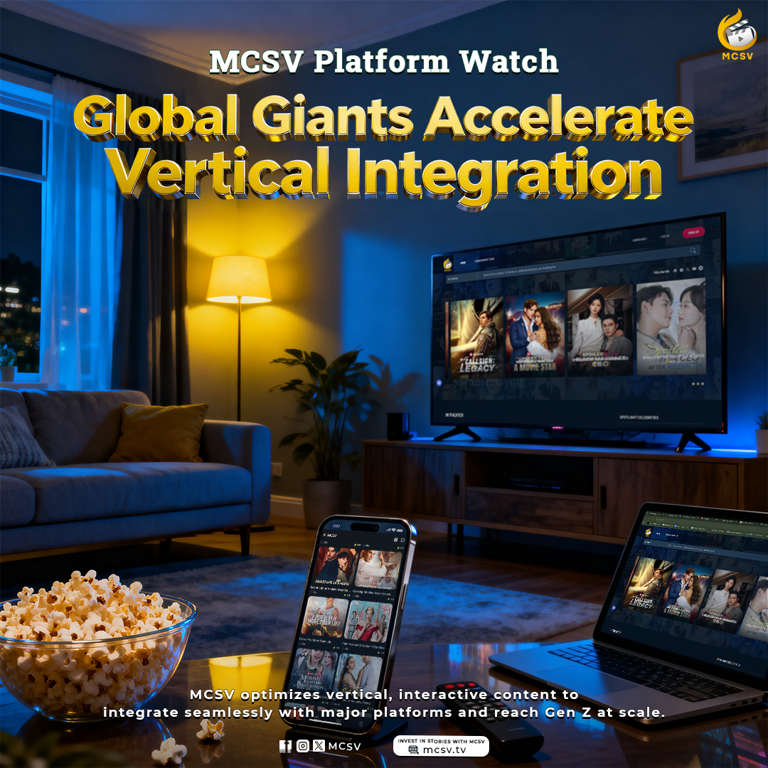 MCSV_Music's tweet photo. MCSV Platform Watch: Global Giants Accelerate Vertical Integration
MCSV integrates vertical content into global apps to reach billion-level Gen Z users.
π https://t.co/Ih2TCkwI9q
#VerticalVideo #StreamingStrategy #AudiencePreferences #PlatformIntegration #DigitalEntertainment https://t.co/fcrjEfJe1X
