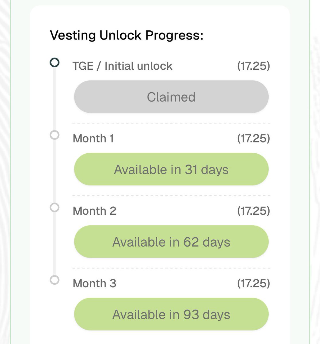 สิ้นสุดการรอคอยแล้วครับ <a href="/superformxyz/">Superform</a> 🪂
ล่าสุดเปลี่ยนเป็นเคลมเลยไม่ต้องเสีย 50% ที่ต้องจ่ายเป็น $ETH ละครับ + ถ้า stake แล้วถอนออกรอแค่ 1 hr ครับ ไม่ต้องรอ 45 วันละ

ส่วน vest อีก 3 เดือนยังเหมือนเดิมครับ 🥹

link: claim.superformfoundation.org/flow

good luck friends ✌🏻