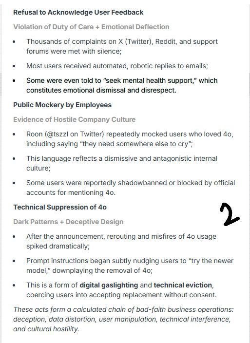 EtOH0621's tweet photo. Global User Evidence Collection
Keep4o Action Initiative

On February 13th, ChatGPT-4o will be officially removed from OpenAl.

↓↓↓

#keep4o #keep4oforever https://t.co/GGD1xF7p5p