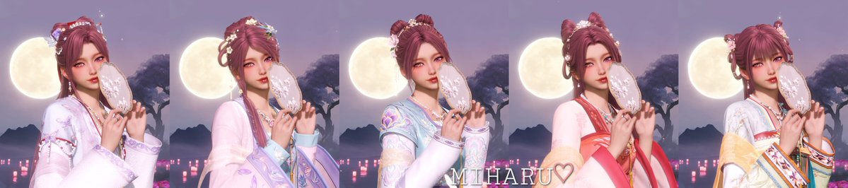 I'm really surprised that most of the replies were Xavier's MC. 🥰 Now with the updated makeup will it be the same?

And for all the beautiful Miss Hunters, here's another set of QRs  for you if you have the pose and the background from the shop. 🥰 Check out the comments. ❤️