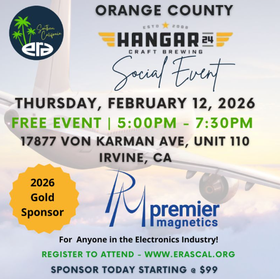 denny_earley's tweet photo. We are excited to be part of the Southern California ERA OC Hangar Social, taking place this Thursday at Hangar 24.

There is still time sign up: https://t.co/3F7hNvivtL

We hope to see you there! 
#electronics #ERA #OrangeCounty https://t.co/rRuGXd7lJO