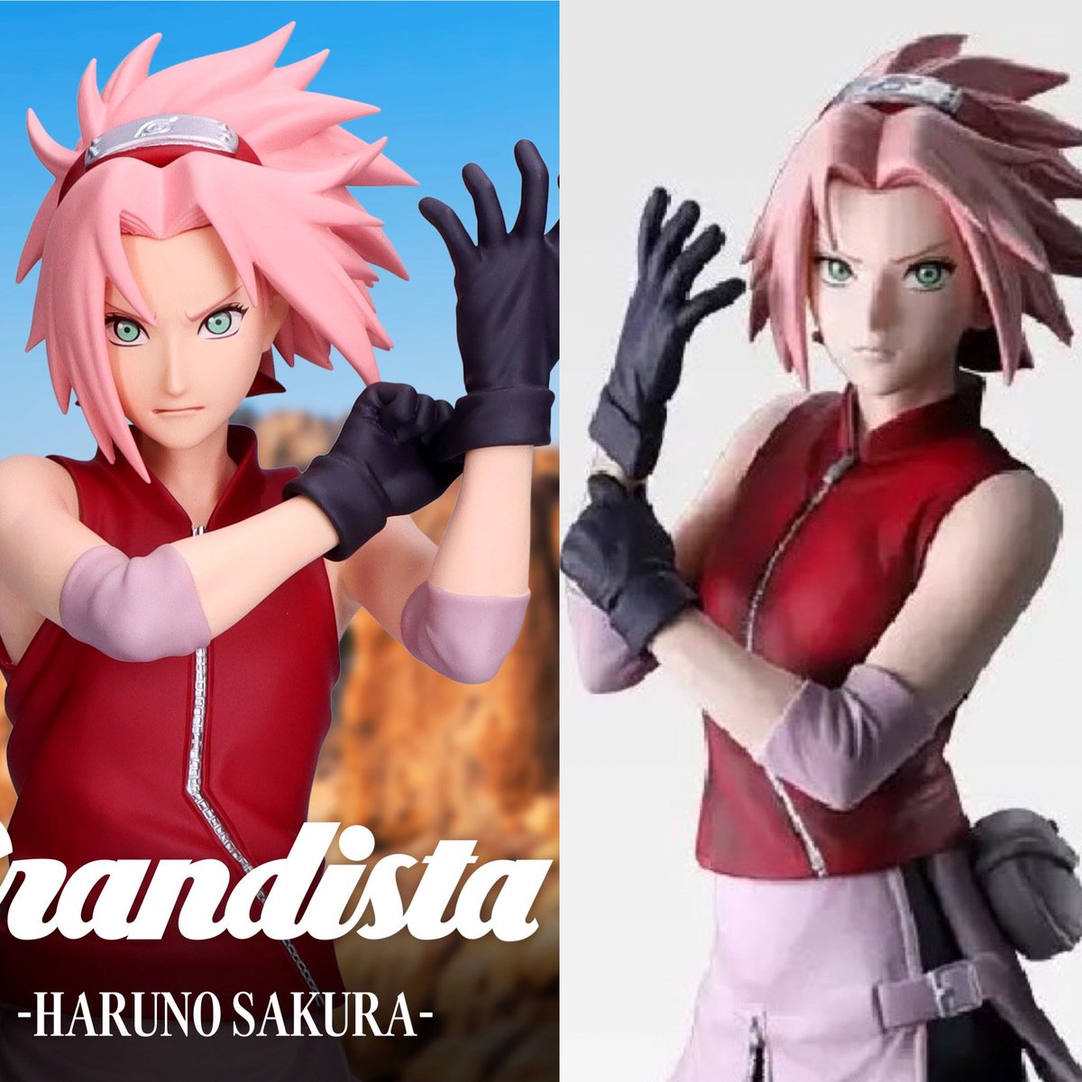 リペイント 2次元 ナルト grandista 春野サクラ フィギュア 一番くじ NARUTO】【A春野サクラ】NARUTO-ナルト- 疾風伝 Grandista-HARUNO