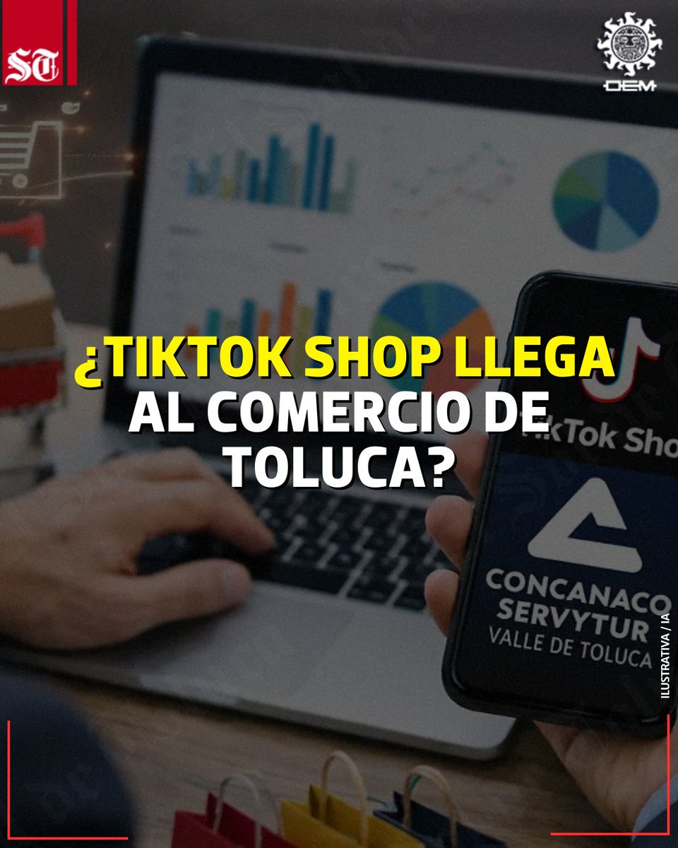 SOLTOLUCA's tweet image. 📲🛍️ ¿La Canaco-Servytur Valle de Toluca informó que actualmente no participa en el proyecto de ventas a través de #TikTokShop impulsado por Concanaco; sin embargo, no descartan desarrollar una propuesta local en el futuro

Más información 👇
acortar.link/J7FGQH