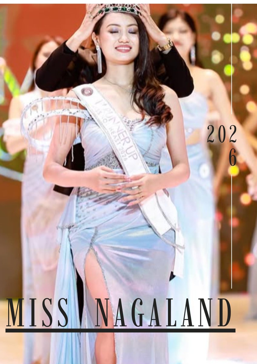 Congratulations to 1st Runner-Up — Nikali K. Shohe, whose poise and performance left a lasting impression. A remarkable journey and a title truly well deserved.  #MissNortheast #RunnerUp #BeautyPageant #Queen #Nagaland #Kohima