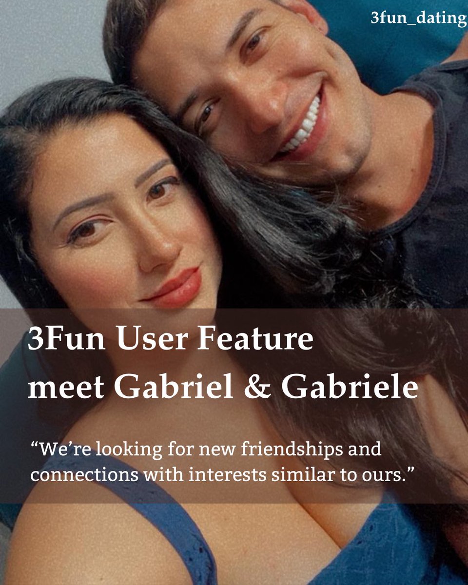 3fun_app's tweet image. After overcoming long-distance challenges and growing their family, Gabriel and Gabriele, now married with two children, joined 3Fun to meet like-minded people.
👉 Tap the link in our bio to download 3Fun and discover open-minded people near you
#3fun #lifestyle #polyamory #enm
