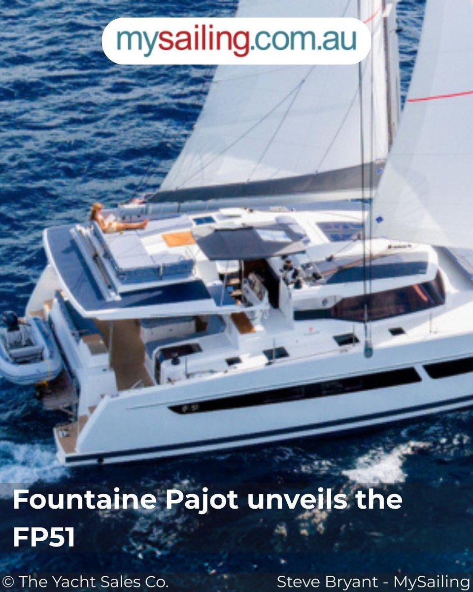 Fountaine Pajot unveils the FP51 buff.ly/tx6szhd 

Discover the newly launched Fountaine Pajot FP51 in Australia, an evolution of the Aura 51, designed for comfort and performance in cruising. 

#YachtSalesCo #FountainePajot #SailingAustralia #FP51