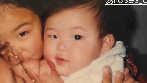 dollrozey's tweet image. baby chaeyoung 🤍