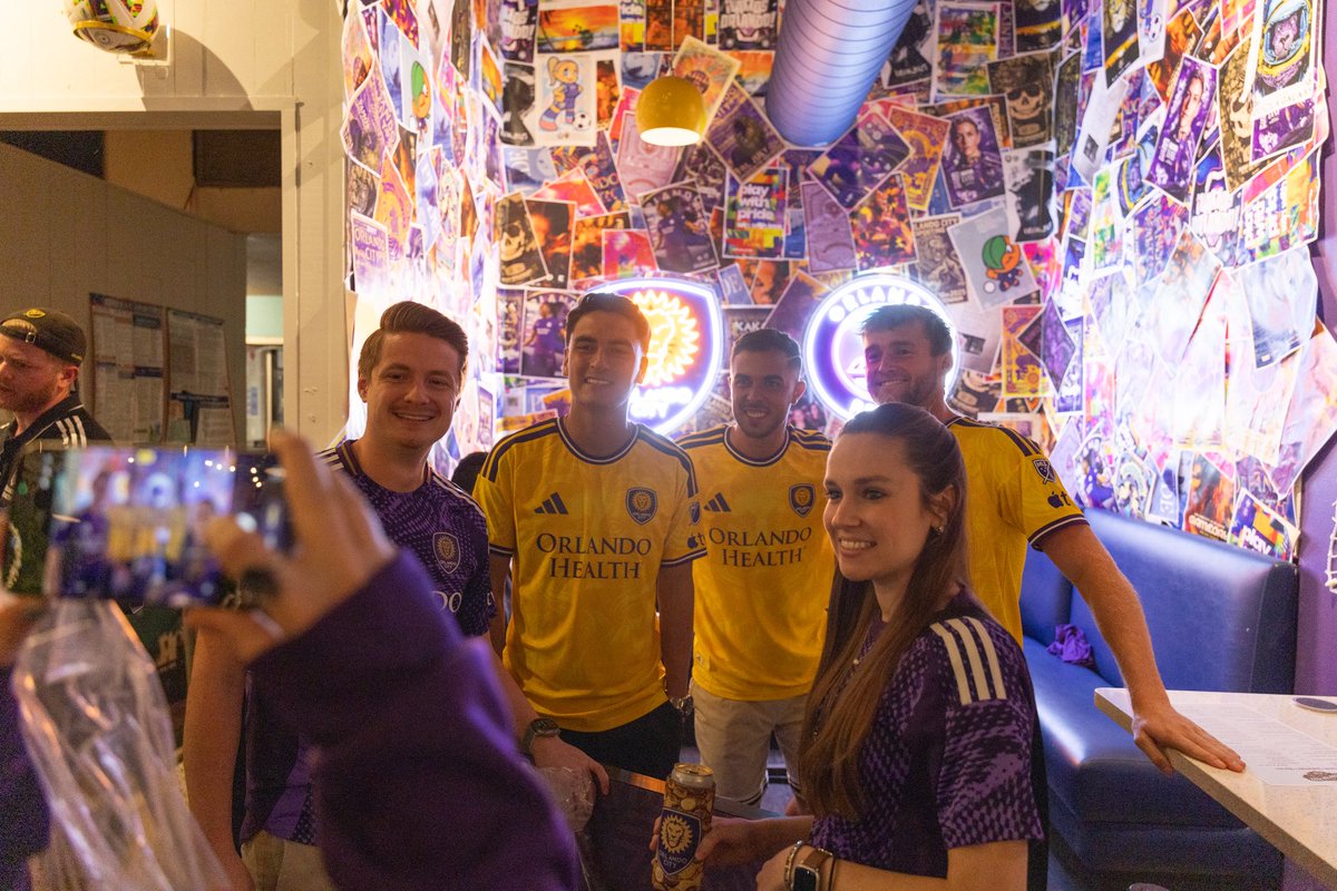 OrlandoCitySC's tweet photo. The Kit Launch Party did not disappoint 🥳 https://t.co/hHl6XP8lpZ