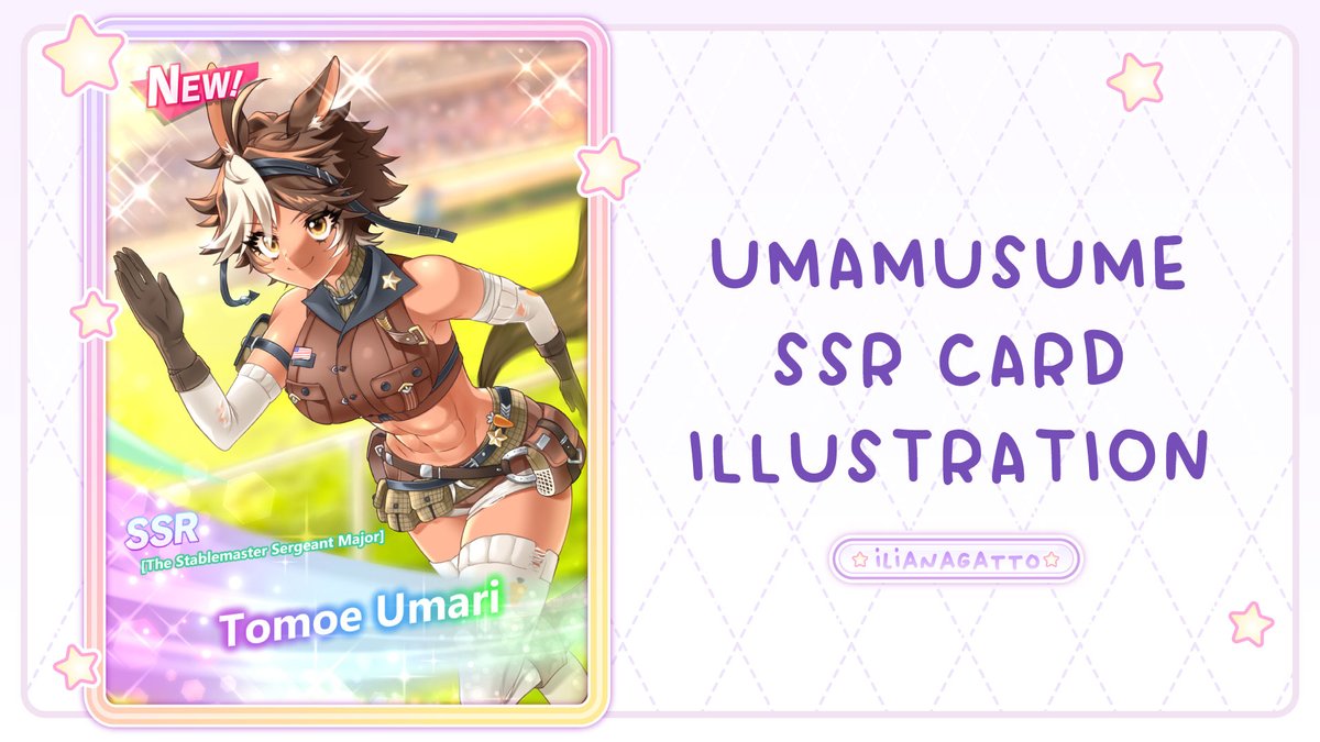 Hello~ I just opened up a new gig for an SSR Card #Umamusume style~! 
DM me if you wanna pull for your OC! 

VGen Link below