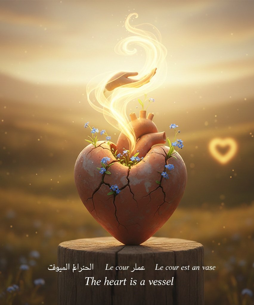 القلب كالوعاء، لا يبقى فارغاً وإلا تشقق.. ومن ترك مكانه وجد من يسكنه. 🏺
Le cœur est un vase : vide, il se fissure. Délaissé, il se remplit d'un autre.
The heart is a vessel: empty, it cracks. Left vacant, another will fill it.
#Wisdom #Quotes #القلب
