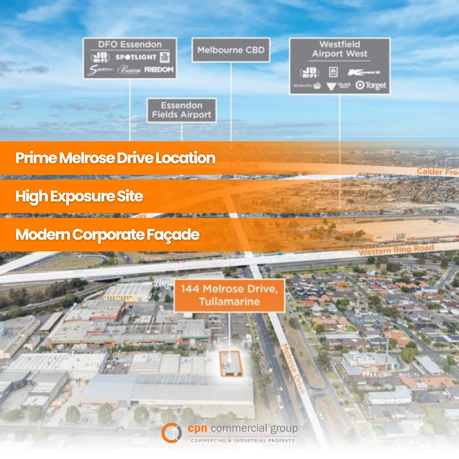 cpncommercial's tweet photo. For Lease | 144 Melrose Dr, Tullamarine Fully furnished 1,168sqm* office over two levels in a high-exposure location. Open-plan layout, boardroom, kitchen, 42 car parks. Long lease with incentives available.
#melbournecommercialrealestate #commercialrealestateagent #tullamarine https://t.co/DvvR680Wl9