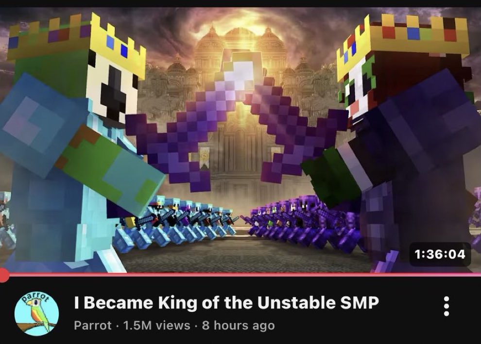 someone probably saw this on their youtube home and scrolled past