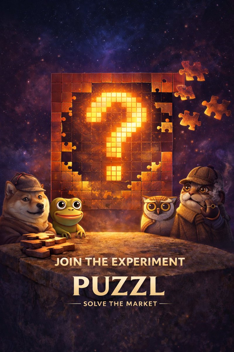 puzzlbond's tweet photo. PUZZL is open.
The experiment is live.
The puzzle hasn’t been solved.
Follow @puzzlbond and be part of what’s being built 🧩
#PUZZL #Solana #PumpFun https://t.co/V505gxm33u
