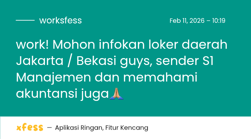 WORK tweet media