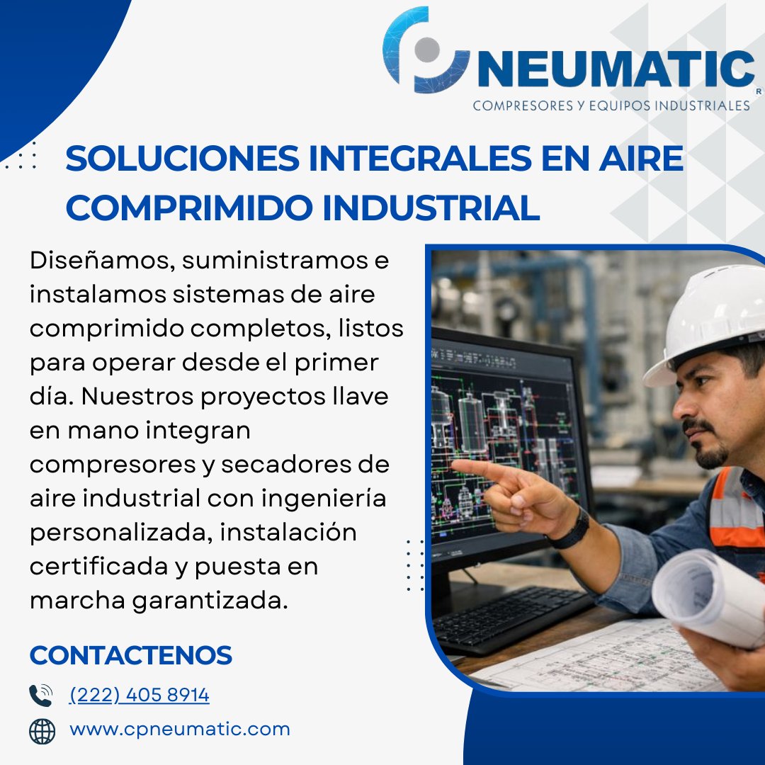 CPneumatic's tweet photo. Proyectos Llave en Mano. Si quieres saber más visita: https://t.co/tST805215R https://t.co/orrpxS7ekb