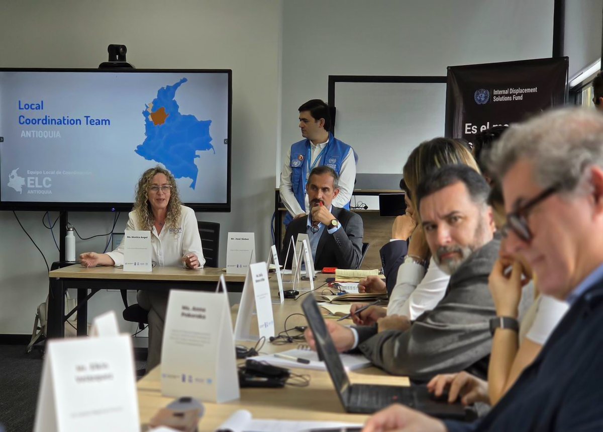 shokonoda's tweet photo. Day 2 of Colombia 🇨🇴 mission began in Medellín with the Local Coordination Team & Inter-Agency Durable Solutions Framework #IDSF partners.
Reaffirming @UNDP's support to local & municipal actors to translate national policy into local action for stabilization and integration. https://t.co/PXun0DTV04