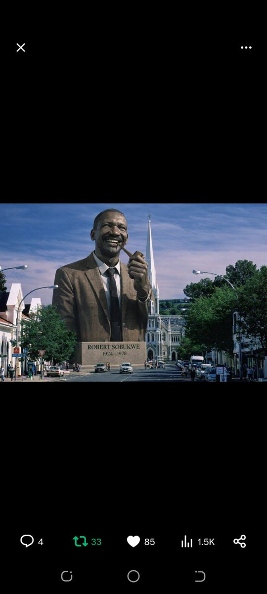 DrSekonya's tweet photo. Men feared the fire of his soul....
#Sobukwe
#KwaSobukwe https://t.co/Kx7GZPSrtT