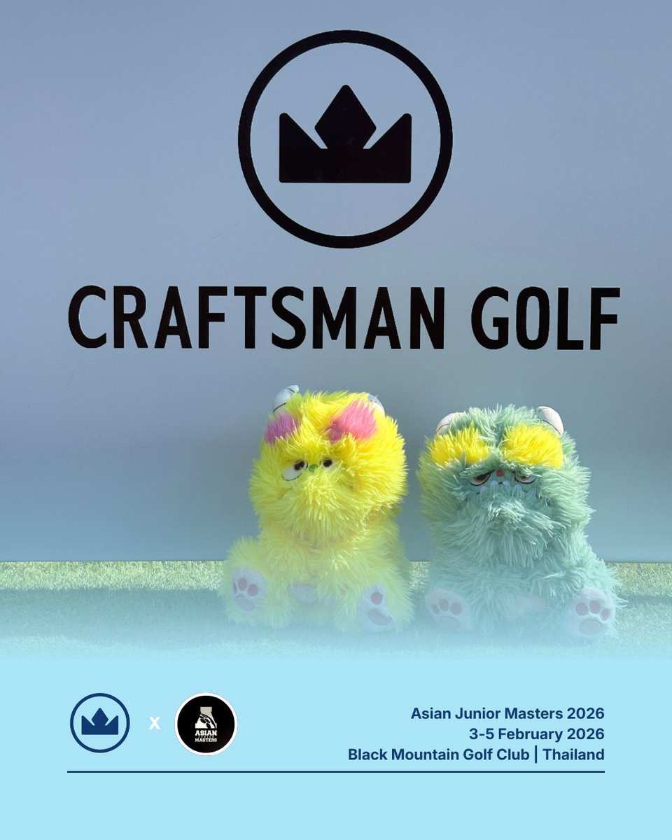 craftsmangolf's tweet photo. 🏆Only the Best for the Champions!
A huge congratulations to the winners of the 2026 Black Mountain Asian Junior Masters! 🏌️‍♂️

We are proud to partner with Gravity Axis to sponsor the championship prizes for this year’s elite talent. 

#AsianJuniorMasters #asianjuniormasters2026 https://t.co/s5JGhZB0mZ