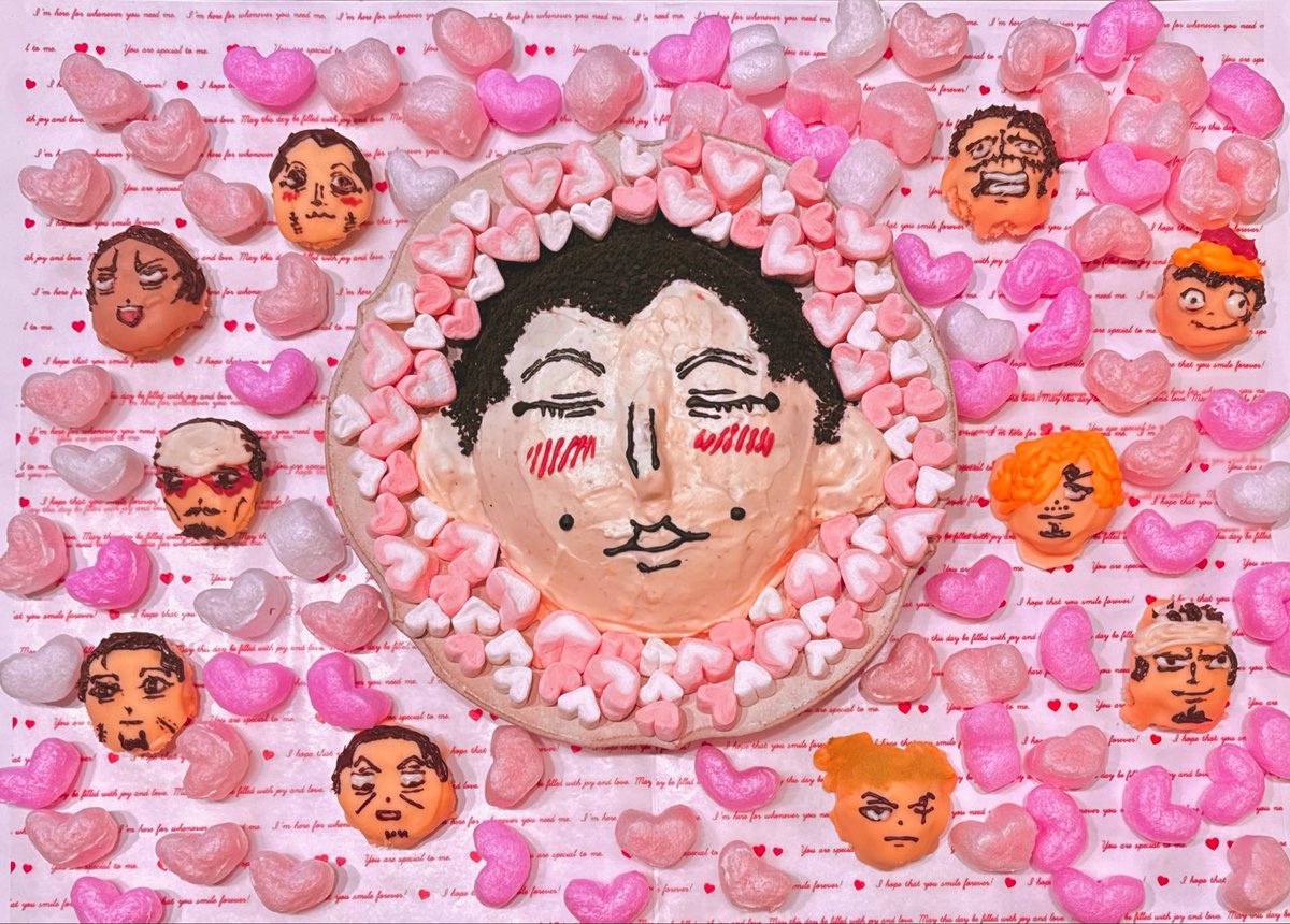 バレンタインなので、友人と狂気の「頭が沸騰しちゃう…♡」チョコケーキと生首を作った