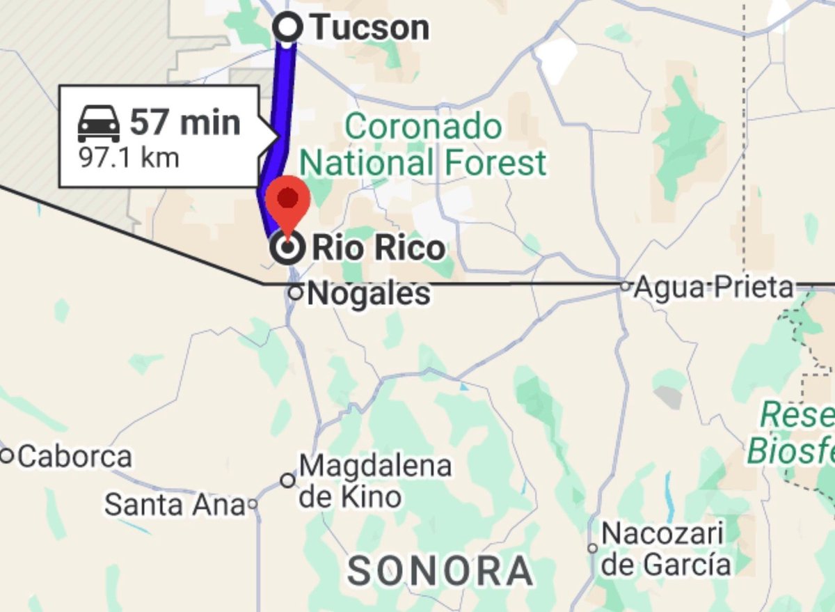 yashar's tweet image. The person of interest in the abduction of Savannah Guthrie’s mom, Nancy Guthrie, was detained in Rio Rico, Arizona which is about an hour away from Tucson and 20 minutes away from Mexico.