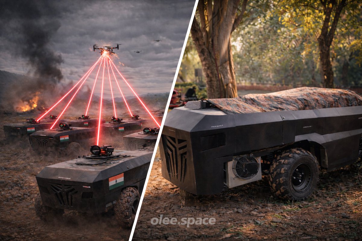 idrwalerts's tweet photo. India’s Olee Unveils AI-Powered Laser Sniper on UGV Platform, Signaling a New Chapter in Directed Energy Warfare

https://t.co/ySGJHr5dXv https://t.co/F6H8NXYmjO