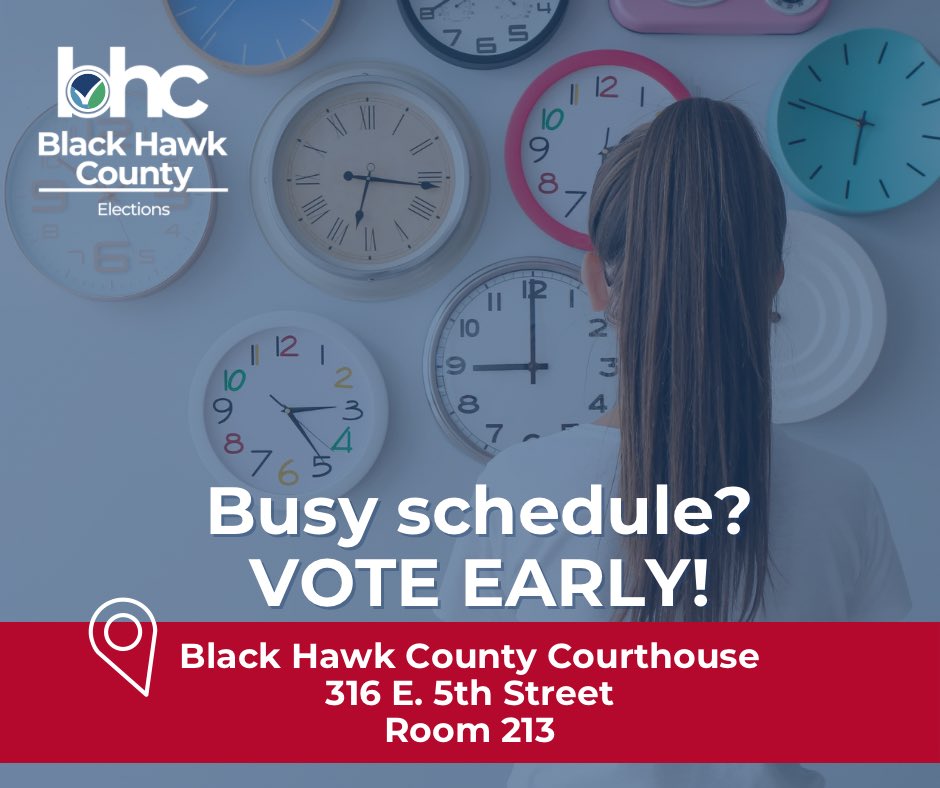 Black Hawk County Auditor and Elections tweet media