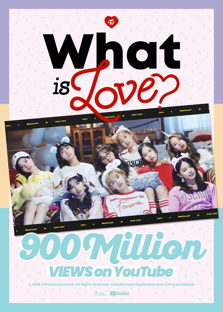 TWICE ‘What is Love?’ M/V

✨️900 MILLION VIEWS✨️

🎬youtu.be/i0p1bmr0EmE

#TWICE #트와이스 #What_is_Love?