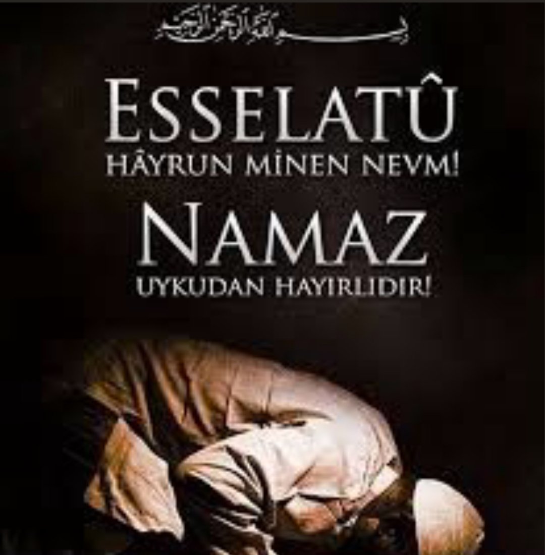 Es-salatu Hayrun Mine'n Nevm (الصلاة خير من النوم)

#NamazUykudanHayırlıdır
#HayırlıSabahlar 

“Ey iman edenler! 
Allah’a karşı gelmekten sakının ve doğrularla beraber olun.” 

(Tevbe,119)