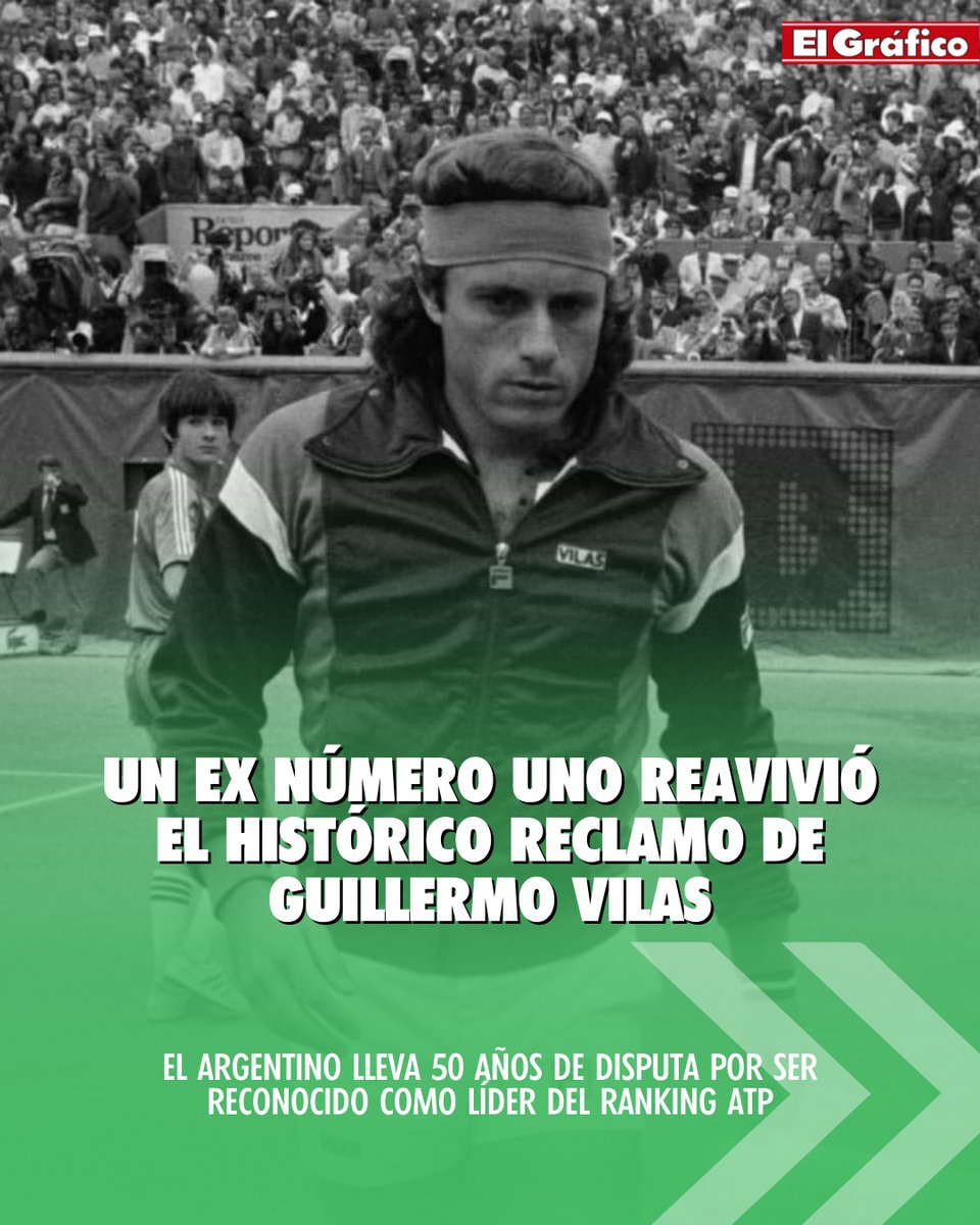 elgraficoweb's tweet image. El ex número uno que pidió justicia por Vilas: "Cada día que pasa es una injusticia mayor, sobre todo por su estado de salud" 🥺

Tras los dichos del sueco Mats Wilander, ganador de 7 Grand Slams, el reclamo del mejor tenista argentino de todos los tiempos volvió a estar en la