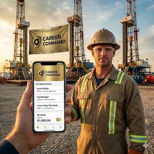 CareerCommandOS's tweet image. Resumes are dead. 🛡️ Verify your tickets, find high-paying rigs in AB &amp;amp; TX, and get paid instantly. The industrial OS is here.
Join the elite. Join Career Command. 🏗️
#BlueCollar #OilField #CareerCommand #Meritocracy