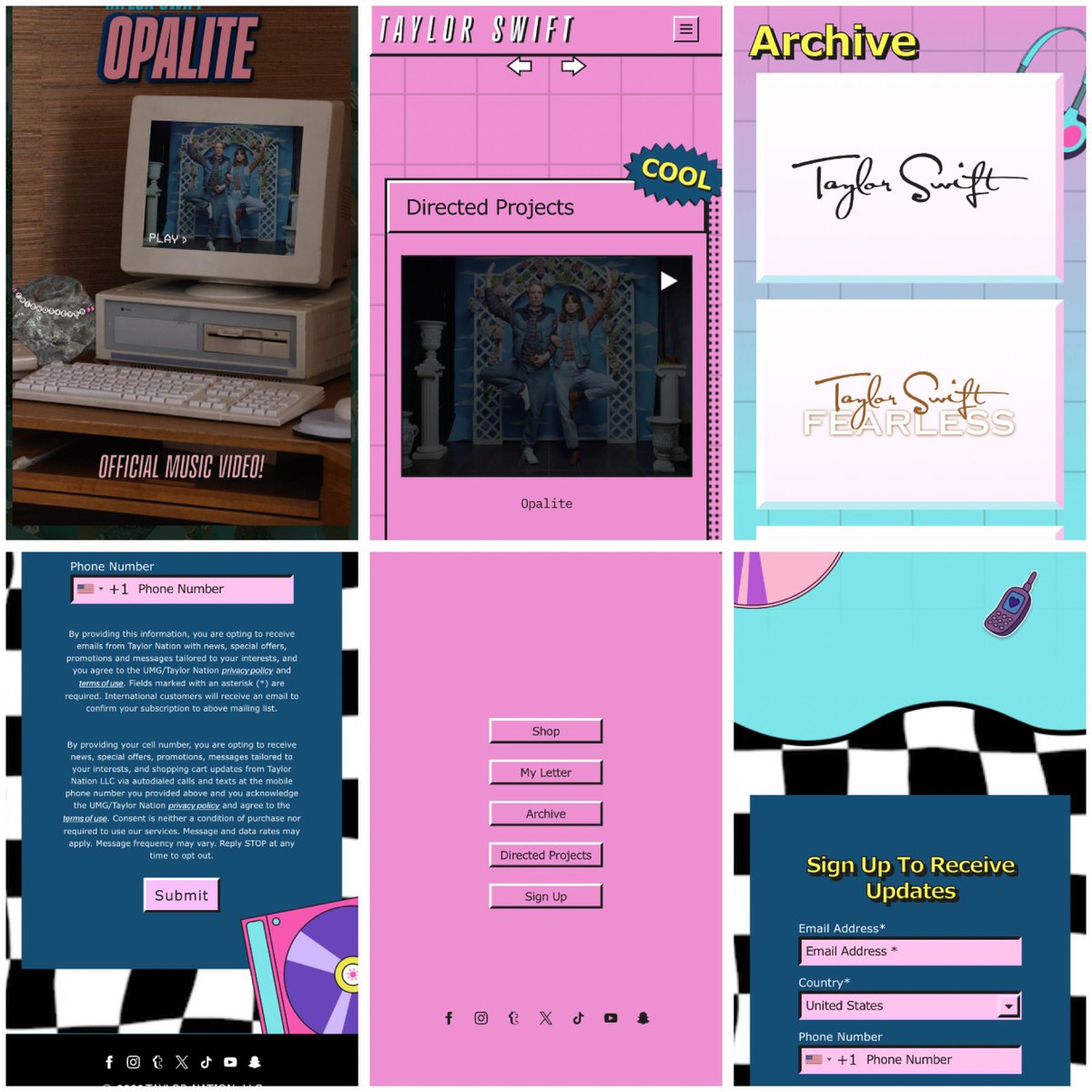 swiftcanadian13's tweet image. WHY IS NO ONE TALKING ABOUT THIS?

If you click the 🪨 it goes to a 90s themed site? @taylornation13 👀