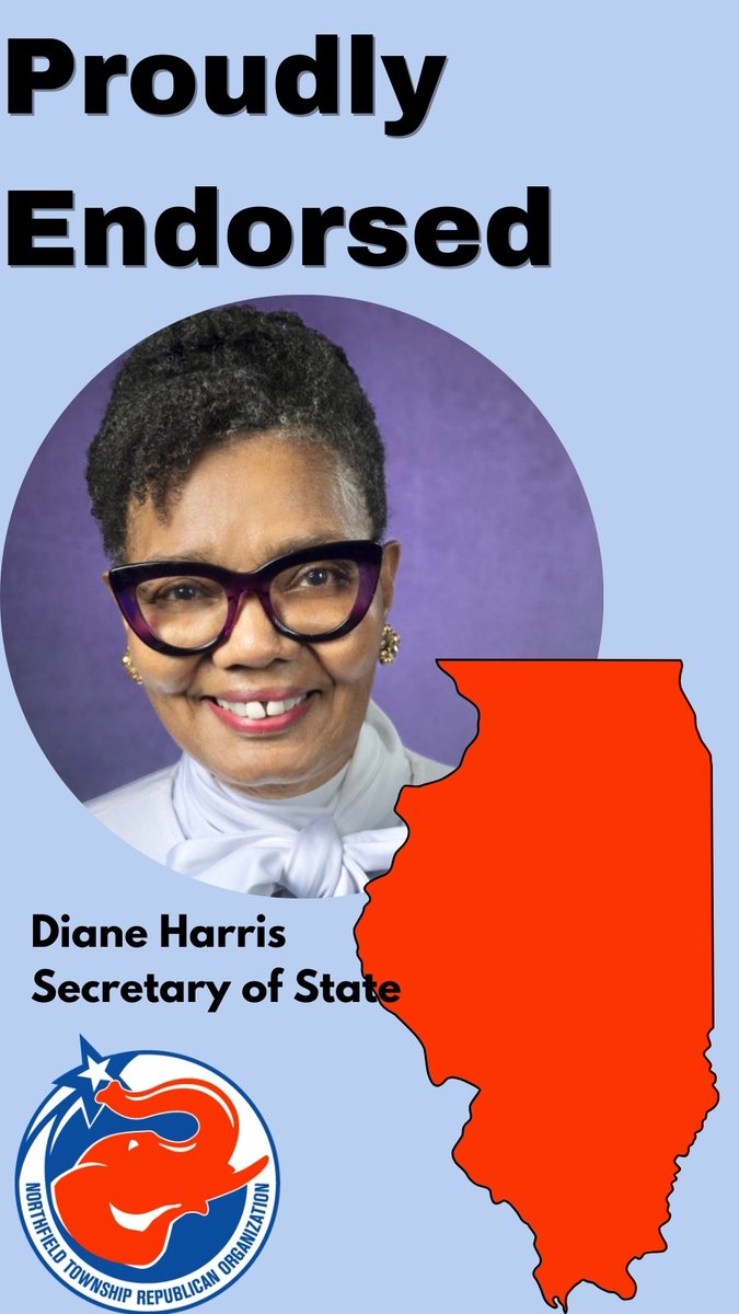 We endorse Diane Harris, a Joliet Junior College Trustee, for Secretary of State. Her experience makes her a perfect fit to take control of the vitally important office.