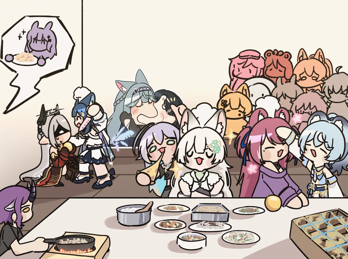 子午年夜飯全員倖存
阿貂很棒、魯尼的好吃、阿基也有做事
#KiraliArt #ReiPaint #IruniPaint #ItsukiPaint #Sachiart #KoyukiPaint #HiyoriPaint #Artomi