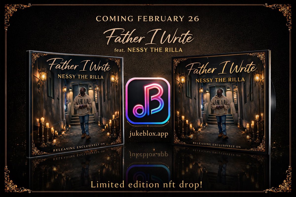 Feb 26th <a href="/NessyTheRilla/">NE$Y 🦍</a>’s single drops. First drop is 100 limited edition collectors editions. 

Collectors editions will be available on <a href="/soneium/">Soneium 💿</a> network exclusively! 

Help us support new artist. We will be featuring one every month this year!