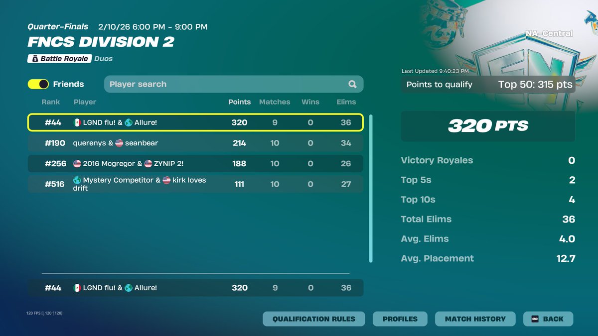 LFG just qualed w/ <a href="/MJwyd7/">MJ wyd</a>