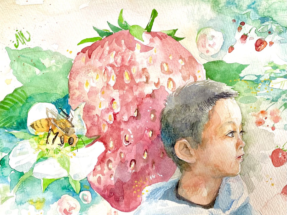 ドタバタしてるなりに何か描かねばと思っているうちに、今月のやつを描く日が来てました。
おかげさまで何か描いていられる。
幸せだ。支えて頂いている感じがする。