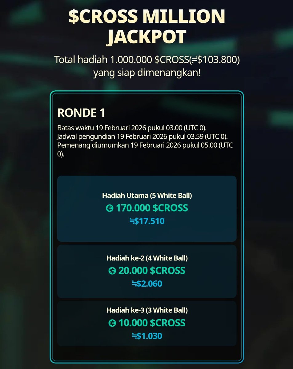 Adetteya's tweet photo. Seal M Cross Pre Registration Has Been Opened with $Cross million jackpot event 
Pre Register Here :
https://t.co/JeZnDp3B9F

letsgo !~ https://t.co/hBtUw4VrKg